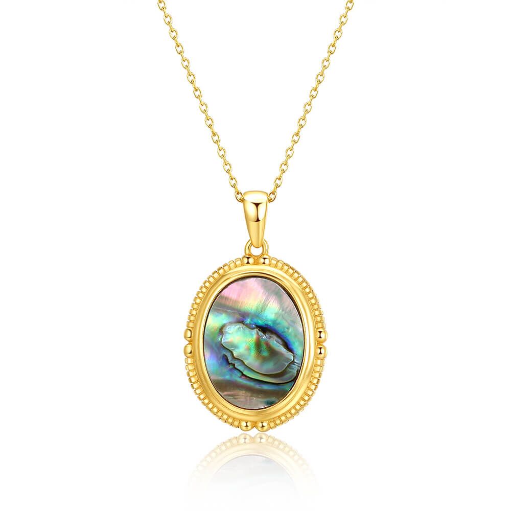 Vintage Abalone Necklace 1